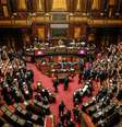 Senado aprovou duas moções de confiança e deu aprovação final para a lei de orçamento  Foto: ANSA / Ansa - Brasil