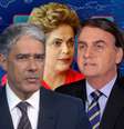 Contestação da violência contra Dilma na ditadura fez o ‘JN’ de Bonner expor desaprovação a Bolsonaro  Foto: Fotomontagem: Blog Sala de TV