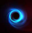 A força gravitacional de um buraco negro é tão forte que nada, nem mesmo a luz, consegue escapar (a imagem é uma simulação)  Foto: Lia Medeiros/Institute for Advanced Study/PA Wire / BBC News Brasil