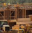 Trabalhadores da construção civil em um projeto residencial durante o surto da doença causada pelo coronavírus (Covid-19) em Encinitas, Califórnia, EUA, 30 de julho de 2020. REUTERS/Mike Blake  Foto: Reuters