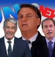 Bonner foi sucinto ao comentar sobre Bolsonaro, já Merval não poupou o presidente de críticas   Foto: Fotomontagem: Blog Sala de TV