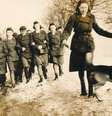Guardas mulheres em Ravensbrück, na Alemanha, em foto tirada por volta de 1940  Foto: Gedenkstätte Ravensbrück / BBC News Brasil
