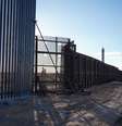 Parte do muro em construção na fronteira dos EUA com o México. O presidente norte-americano,  Joe Biden, determinou a interrupção da obra. Sunland Park, Novo México, EUA, 22/01/2021. REUTERS / Paul Ratje   Foto: Reuters