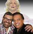Marcello Camargo e o primo Claudio Pessutti: “Hebe era a nossa mãe”  Foto: Fotomontagem: Blog Sala de TV 