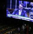 Bolsonaro discursa na abertura do ano legislativo no Congresso  Foto: Dida Sampaio / Estadão Conteúdo