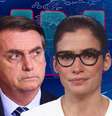 O alvo preferido de Bolsonaro é Bonner, mas Renata já sentiu a ofensiva verbal do presidente  Foto: Fotomontagem: Blog Sala de TV 