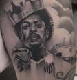 Marinho fez tatuagem com o lema do Santos  Foto: Reprodução/Instagram 