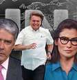 Corra, Bolsonaro, corra: presidente foge das matérias contestadoras do ‘Jornal Nacional’  Foto: Sala de TV