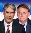 Alvo frequente de Bolsonaro, Bonner revida a seu modo: o 'JN' classifica o presidente como um 'problema' no combate à pandemia  Foto: Fotomontagem: Blog Sala de TV