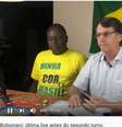 Live no canal de Jair Bolsonaro que foi transmitida 27 de outubro de 2018  Foto: Reprodução YouTube / Estadão Conteúdo