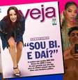 A capa histórica com Ana Carolina ajudou a consolidar a tolerância desfrutada hoje por artistas bissexuais como Anitta, Lucas do ‘BBB21’, Ludmilla e Gianecchini  Foto: Fotomontagem: Blog Sala de TV 