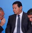 Mourão entre Guedes e Bolsonaro no Palácio do Planalto
12/01/2021
REUTERS/Adriano Machado  Foto: Reuters