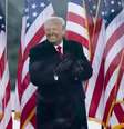 Trump foi absolvido da acusação de incitação à insurreição  Foto: EPA / Ansa