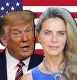 Trump não disfarçou encantamento por Bruna Lombardi: “É casada?”  Foto: Fotomontagem: Blog Sala de TV