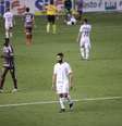 Lance durante partida entre Santos de Fluminense, válido pelo Campeonato Brasileiro Série A, realizado na cidade de Santos, SP, neste domingo, 21.   Foto: Fabrício Costa / Futura Press
