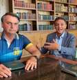 Senador Marcio Bittar e presidente Jair Bolsonaro se reuniram neste domingo, 21  Foto: Reprodução