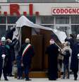 Homenagem a vítimas da pandemia em Codogno, norte da Itália  Foto: ANSA / Ansa