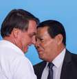 O vice-presidente Hamilton Mourão ao lado de Bolsonaro
REUTERS/Adriano Machado  Foto: Reuters