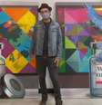 Eduardo Kobra faz duas obras sobre vacinação da covid-19 e doa para o Instituto Butantan e Fiocruz  Foto: Instagram/ @kobrastreetart / Estadão