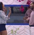 Gil chamando Pocah de 'basculho' durante briga no BBB 21  Foto: Reprodução/Rede Globo
