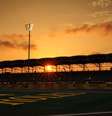 Anoitecer no circuito de Sakhir   Foto: Bahrain International Circuit / Grande Prêmio