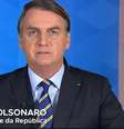 Presidente Jair Bolsonaro em pronunciamento oficial nesta quarta, 8  Foto: Reprodução / Estadão Conteúdo