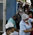 Vacinação contra Covid-19 em  São Gonçalo, Rio de Janeiro
 18/2/2021 REUTERS/Ricardo Moraes  Foto: Reuters