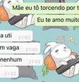 Em último contato, Valéria contou à filha sobre a dificuldade de conseguir uma vaga de UTI no Rio Grande do Sul  Foto: Reprodução / BBC News Brasil