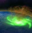 Embora existissem teorias sobre a existência desses furacões nas camadas superiores da atmosfera terrestre, é a primeira vez que sua existência é confirmada  Foto: Qing-He Zhang, Universidad Shandong / BBC News Brasil