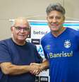 Renato Gaúcho renovou o contrato com o Grêmio por mais um ano   Foto: Lucas Uebel/Grêmio  / Site do Grêmio 