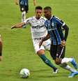 Jean Pyerre foi titular no jogo de ida contra o Palmeiras  Foto: Rodrigo Ziebell/FramePhoto / Estadão Conteúdo