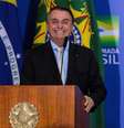 Presidente Jair Bolsonaro durante cerimônia em Brasília  Foto: Wallace Martins / Futura Press