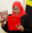 Nova presidente da Tanzânia, Samia Suluhu Hassan, toma posse em Dar es Salaam
19/03/2021
REUTERS/Stringer  Foto: Reuters