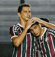 Paulo Henrique Ganso, do Fluminense, comemora seu gol em partida contra o Bangu, válida pela 4ª rodada da Taça Guanabara (1º turno do Estadual do Rio de Janeiro), no Estádio de São Januário, na zona norte do Rio, neste sábado (20).  Foto: ALEXANDRE DURÃO/CÓDIGO19 / Estadão Conteúdo