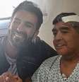 Diego Maradona e seu médico pessoal, Leopoldo Luque  Foto: Reprodução / Estadão Conteúdo