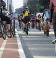 Ciclofaixa na avenida Paulista  Foto: Willian Moreira / Futura Press