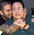 Yudi Tamashiro e a mãe, Tania Maria, emocionados em vídeo sobre covid-19  Foto: Instagram/ @yuditamashiro / Estadão