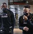 LeBron James e Stephen Curry, astros da NBA  Foto: Joe Murphy/AFP / Jumper Brasil