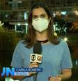 Matéria de 2 minutos da repórter Camila Bomfim informou que 460 servidores da Presidência foram contaminados pelo coronavírus  Foto: Reprodução
