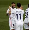 Benzema e Asensio comemoram gol do Real Madrid  Foto: Susana Vera / Reuters
