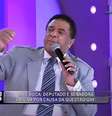 Agnaldo Timóteo reagiu quando Felipeh Campos disse que ele era assumidamente homossexual  Foto: Reprodução