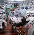 Hospital de campanha para pacientes da Covid-19 em Santo André (SP)
07/04/2020
REUTERS/Amanda Perobelli  Foto: Reuters