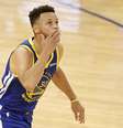 Stephen Curry, armador do Warriors  Foto: Ezra Shaw/AFP / Jumper Brasil