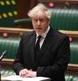 Primeiro-ministro do Reino Unido, Boris Johnson, no Parlamento em Londres
12/04/2021 Parlamento do Reino Unido/Jessica Taylor/Divulgação via REUTERS  Foto: Reuters