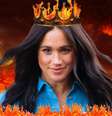 Ela é o diabo? Parte dos tabloides considera Meghan uma influência maligna sobre o marido, príncipe Harry  Foto: Fotomontagem: Blog Sala de TV
