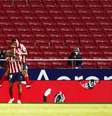 Llorente marcou um dos gols do Atlético de Madrid  Foto: Javier Barbancho / Reuters