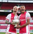 Antony e David Neres comemoram gol do Ajax  Foto: Reprodução/Instagram/Ajax