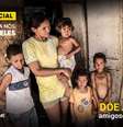 Anúncio da campanha contra fome da ONG Amigos do Bem  Foto: Divulgação