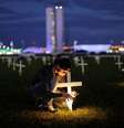 Ato em Brasília para lembrar mortes por covid-19
 27/4/2021 REUTERS/Ueslei Marcelino  Foto: Reuters