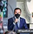 João Doria, governador de São Paulo, em coletiva de imprensa  Foto: fdr